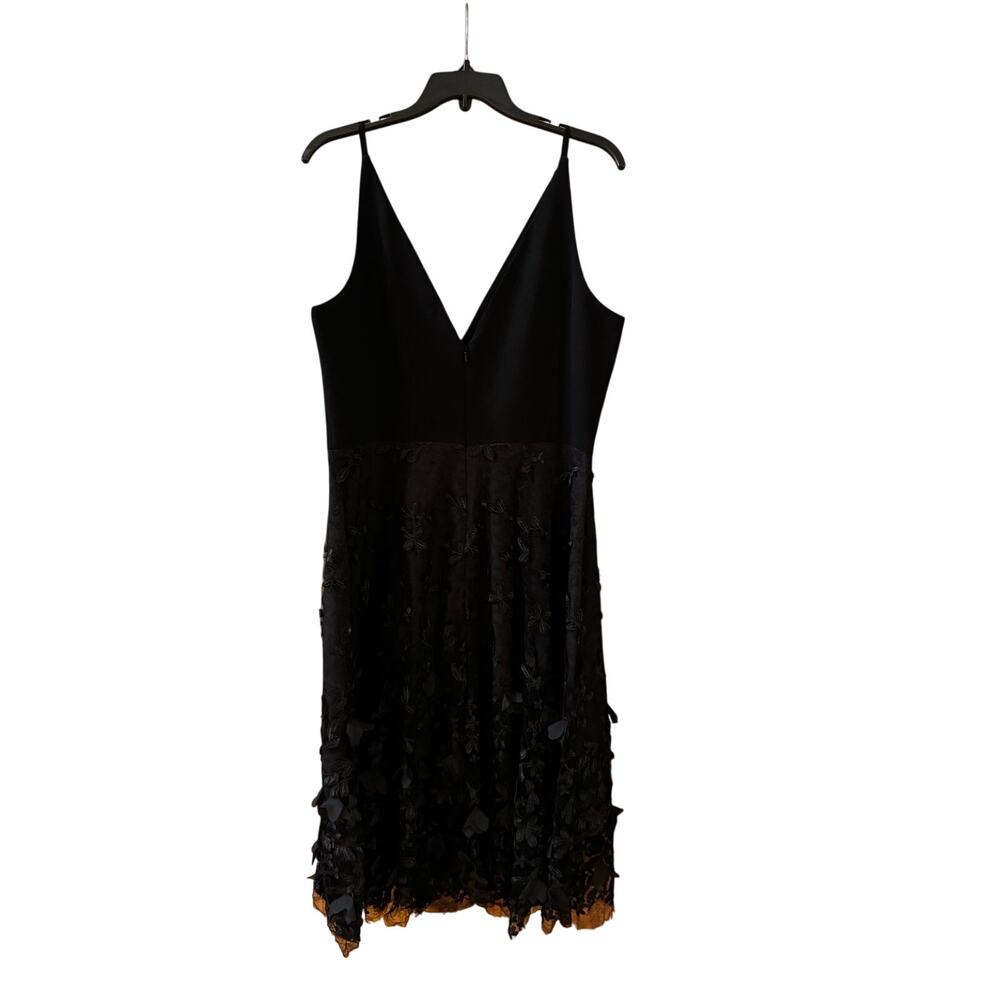 DRESS THE POPULATION Darleen Black Floral Dress - XL - Picture 6 of 7